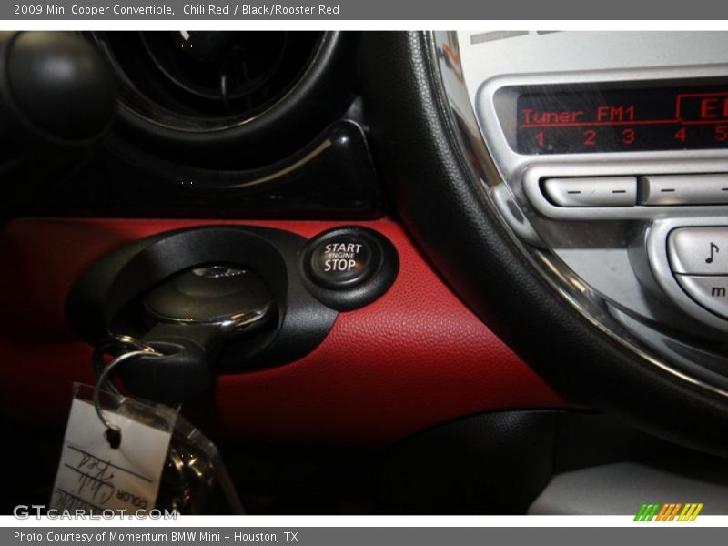 Chili Red / Black/Rooster Red 2009 Mini Cooper Convertible