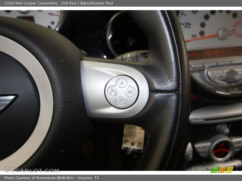 Controls of 2009 Cooper Convertible