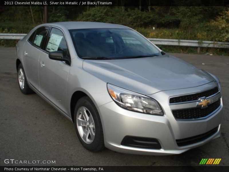 Silver Ice Metallic / Jet Black/Titanium 2013 Chevrolet Malibu LS
