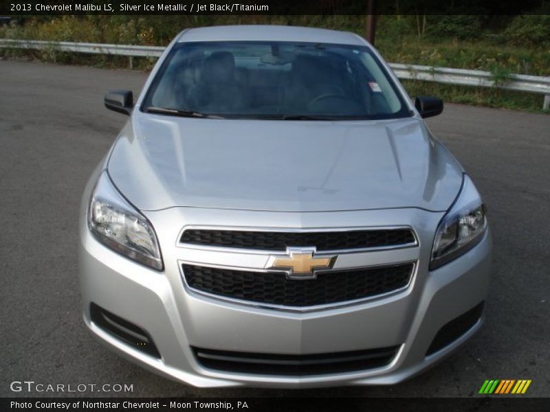 Silver Ice Metallic / Jet Black/Titanium 2013 Chevrolet Malibu LS