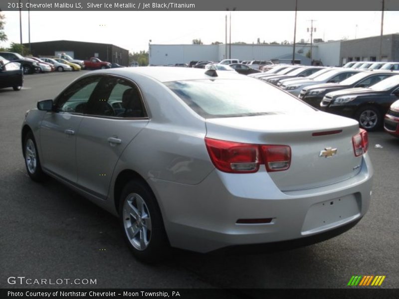 Silver Ice Metallic / Jet Black/Titanium 2013 Chevrolet Malibu LS