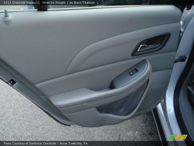 Silver Ice Metallic / Jet Black/Titanium 2013 Chevrolet Malibu LS