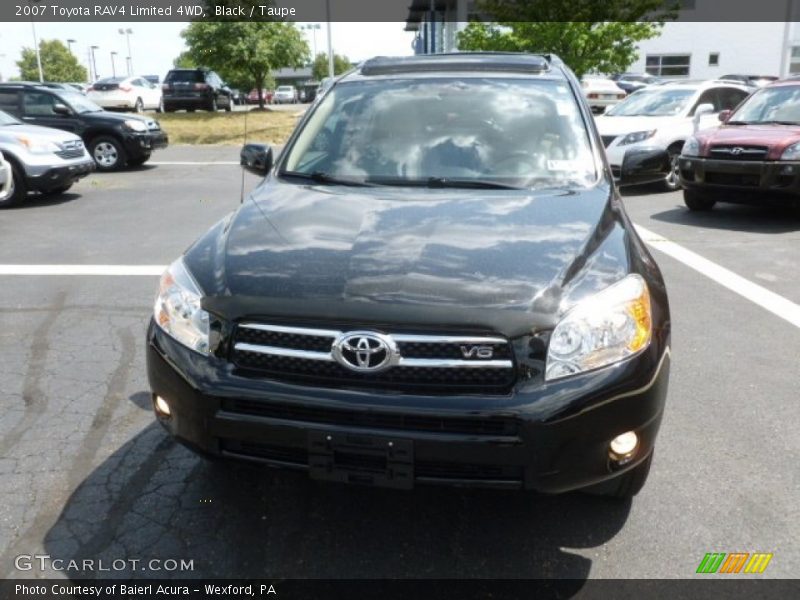 Black / Taupe 2007 Toyota RAV4 Limited 4WD