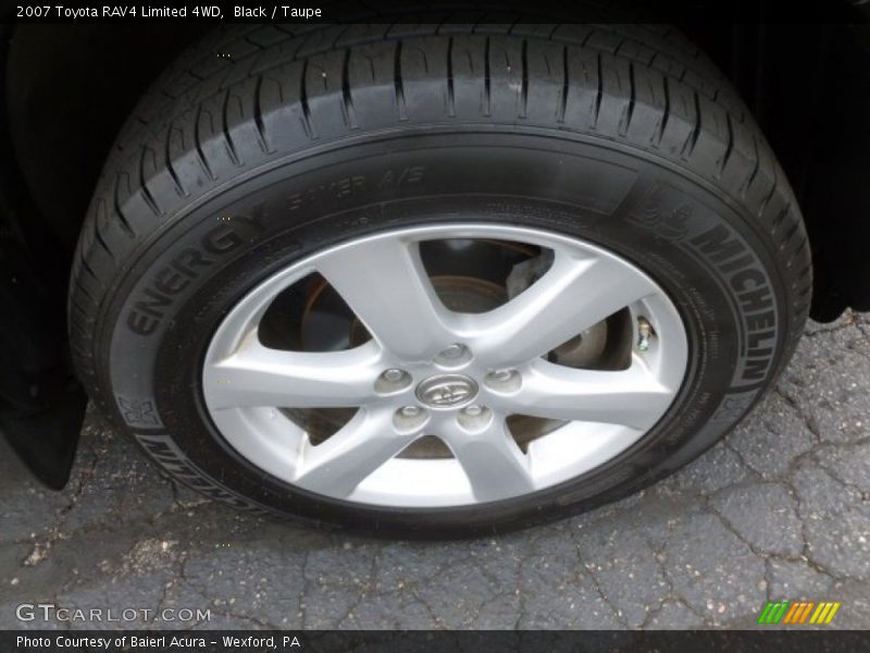 Black / Taupe 2007 Toyota RAV4 Limited 4WD