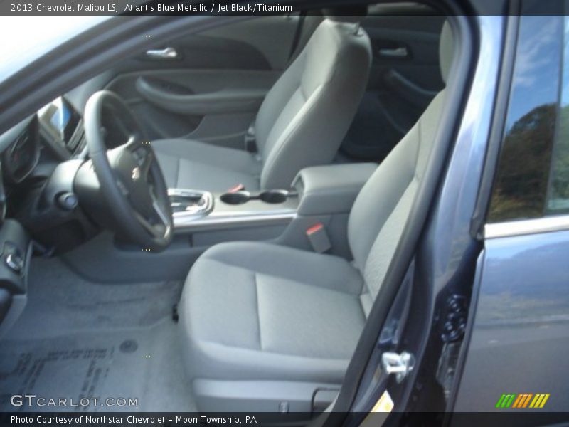 Atlantis Blue Metallic / Jet Black/Titanium 2013 Chevrolet Malibu LS