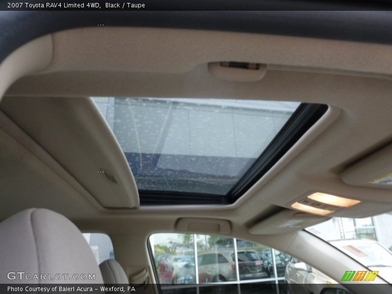 Black / Taupe 2007 Toyota RAV4 Limited 4WD