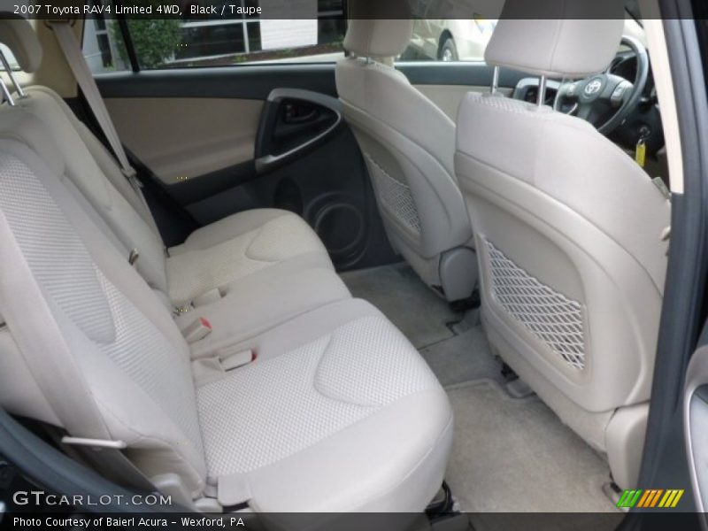 Black / Taupe 2007 Toyota RAV4 Limited 4WD