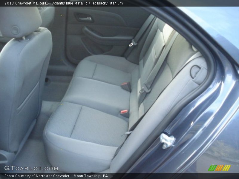 Atlantis Blue Metallic / Jet Black/Titanium 2013 Chevrolet Malibu LS
