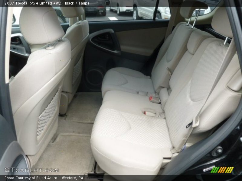 Black / Taupe 2007 Toyota RAV4 Limited 4WD