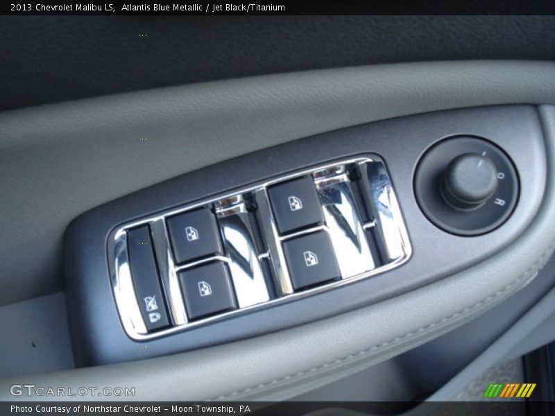 Atlantis Blue Metallic / Jet Black/Titanium 2013 Chevrolet Malibu LS