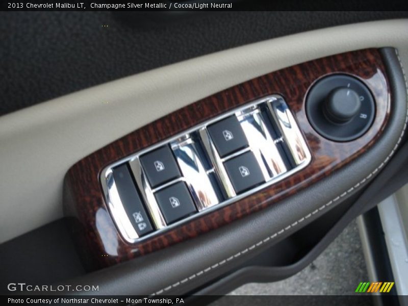 Champagne Silver Metallic / Cocoa/Light Neutral 2013 Chevrolet Malibu LT