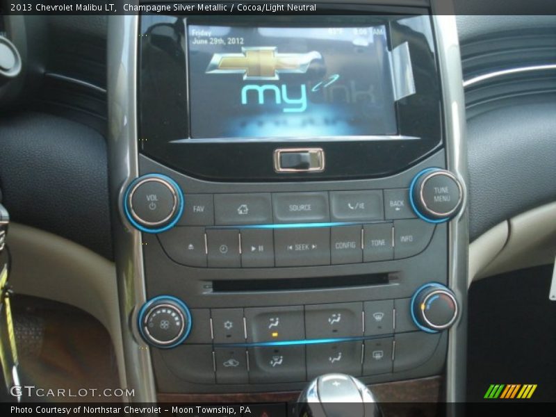 Champagne Silver Metallic / Cocoa/Light Neutral 2013 Chevrolet Malibu LT