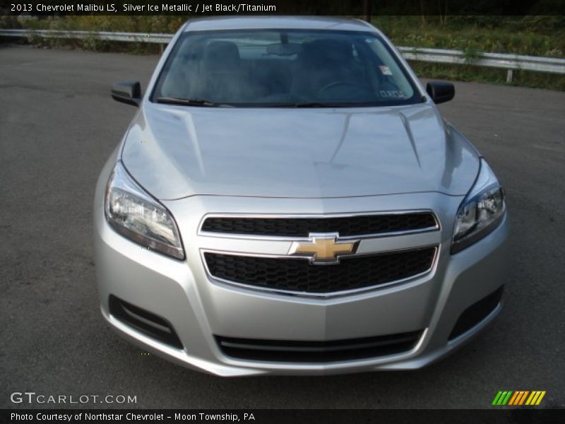 Silver Ice Metallic / Jet Black/Titanium 2013 Chevrolet Malibu LS