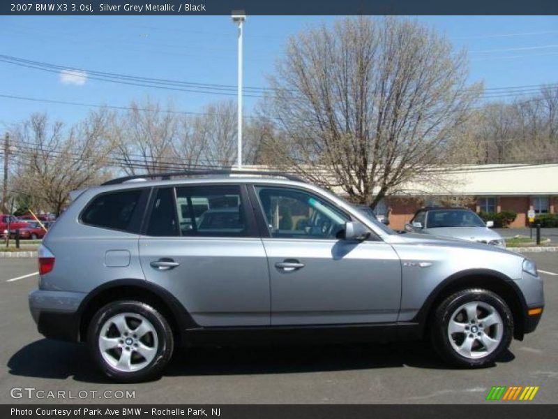 Silver Grey Metallic / Black 2007 BMW X3 3.0si
