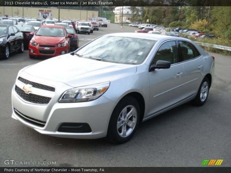 Silver Ice Metallic / Jet Black/Titanium 2013 Chevrolet Malibu LS