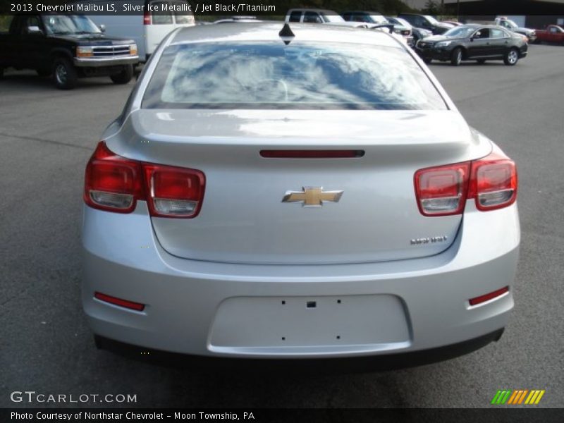 Silver Ice Metallic / Jet Black/Titanium 2013 Chevrolet Malibu LS