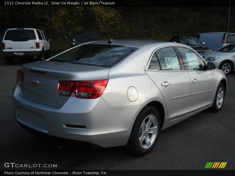 Silver Ice Metallic / Jet Black/Titanium 2013 Chevrolet Malibu LS