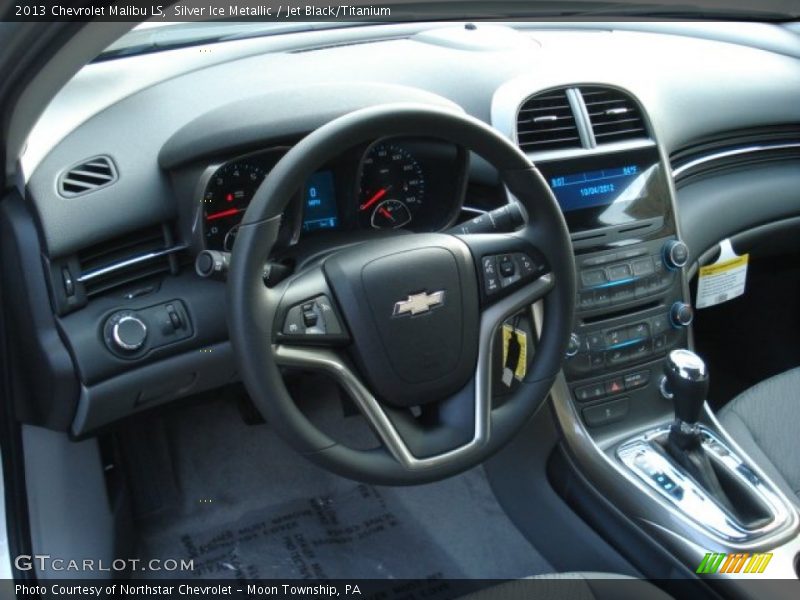 Silver Ice Metallic / Jet Black/Titanium 2013 Chevrolet Malibu LS