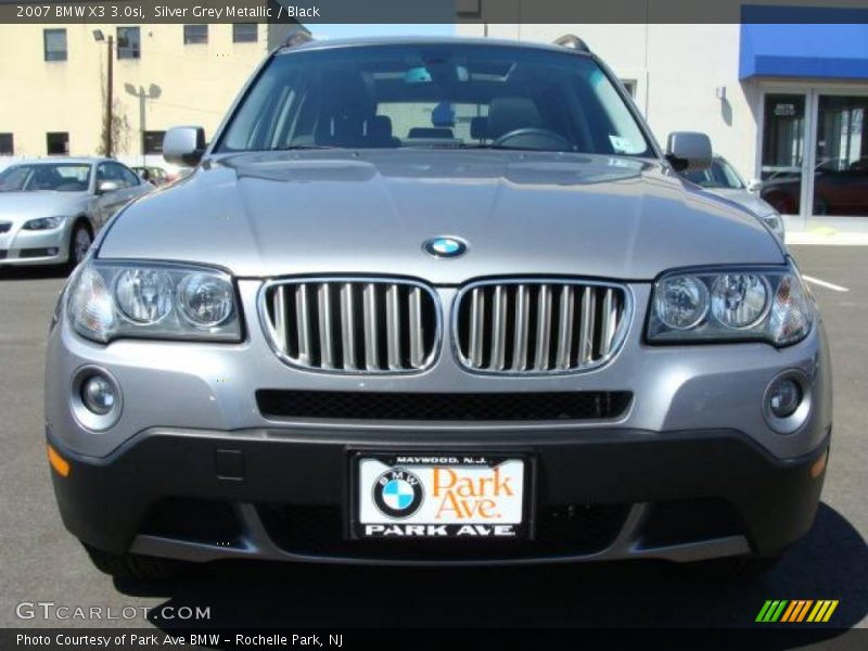 Silver Grey Metallic / Black 2007 BMW X3 3.0si