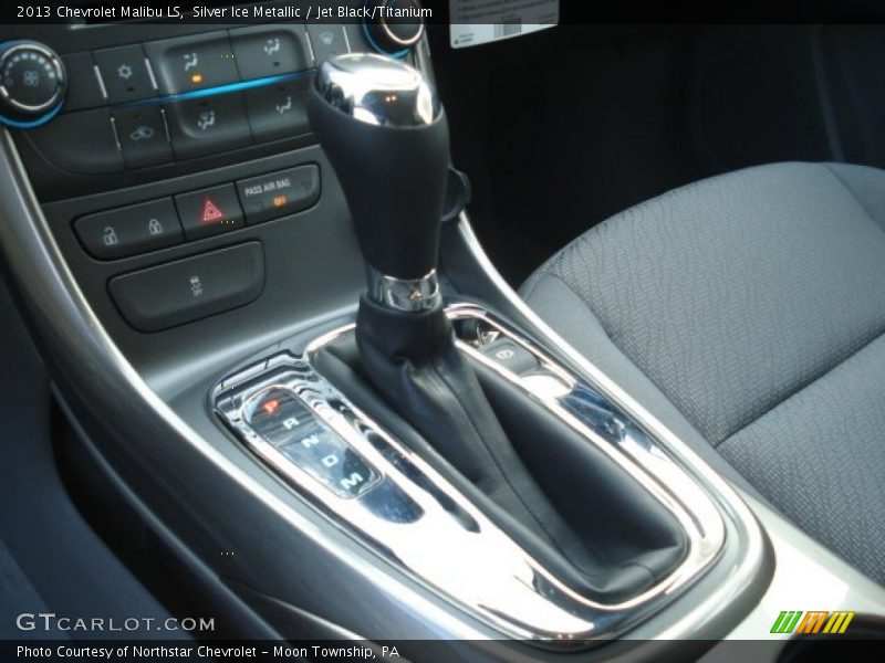 Silver Ice Metallic / Jet Black/Titanium 2013 Chevrolet Malibu LS