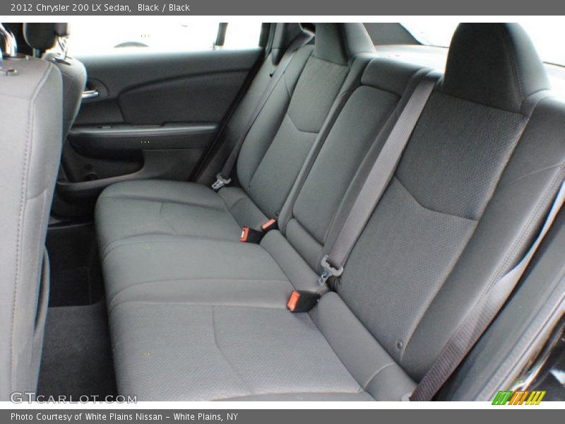 Black / Black 2012 Chrysler 200 LX Sedan