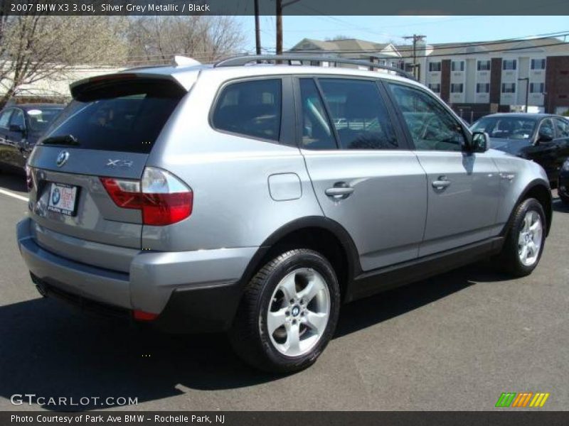Silver Grey Metallic / Black 2007 BMW X3 3.0si