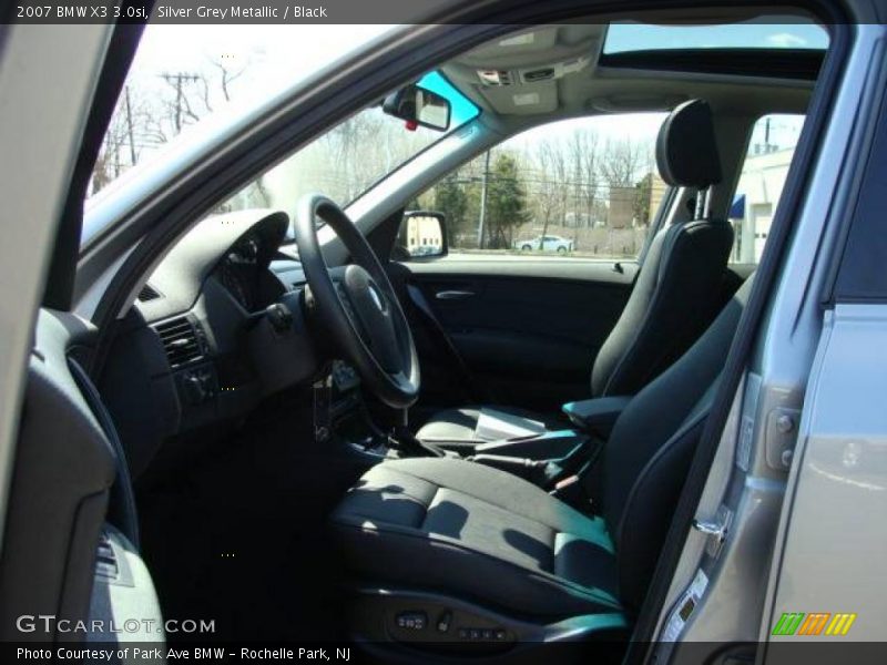 Silver Grey Metallic / Black 2007 BMW X3 3.0si