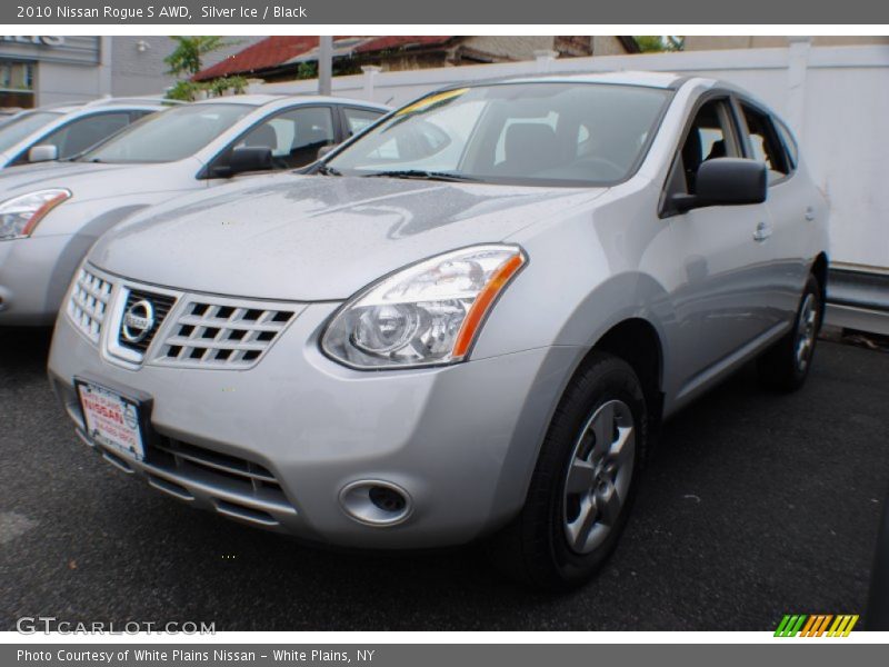 Silver Ice / Black 2010 Nissan Rogue S AWD