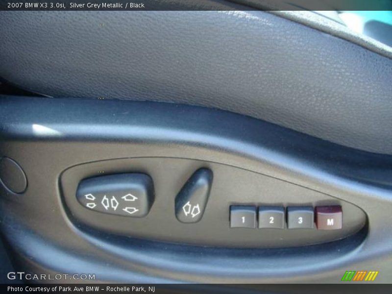 Silver Grey Metallic / Black 2007 BMW X3 3.0si