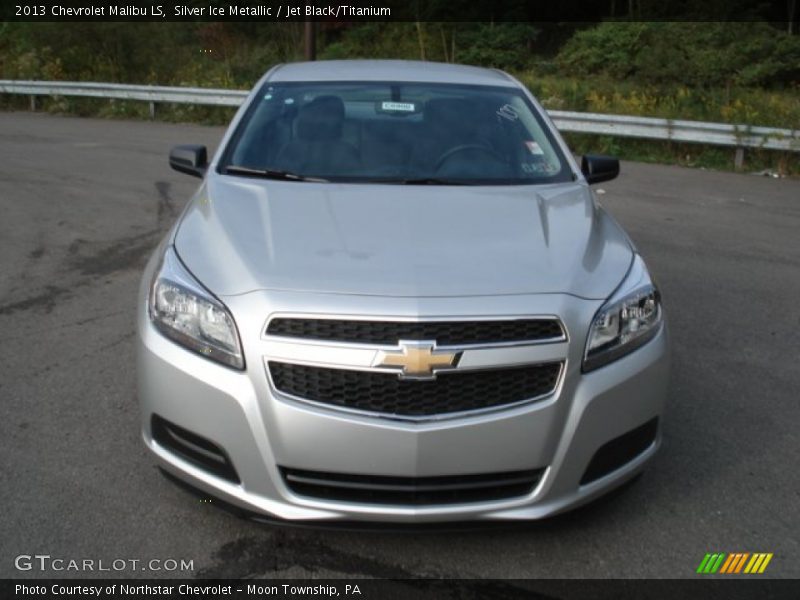 Silver Ice Metallic / Jet Black/Titanium 2013 Chevrolet Malibu LS