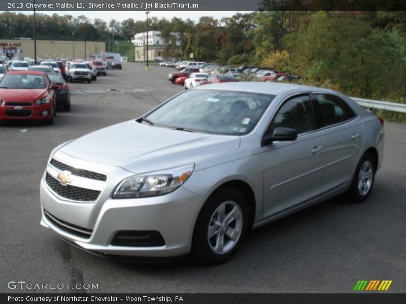 Silver Ice Metallic / Jet Black/Titanium 2013 Chevrolet Malibu LS