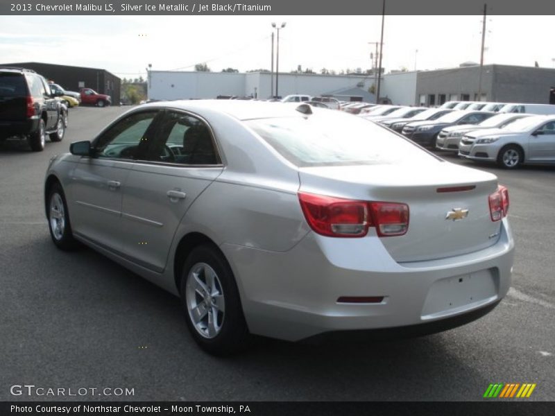 Silver Ice Metallic / Jet Black/Titanium 2013 Chevrolet Malibu LS