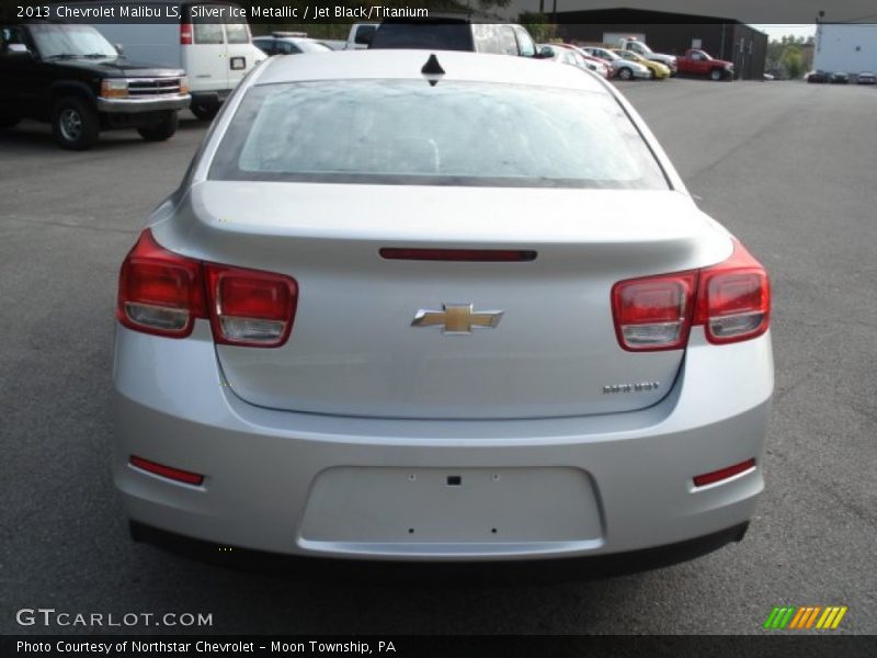 Silver Ice Metallic / Jet Black/Titanium 2013 Chevrolet Malibu LS