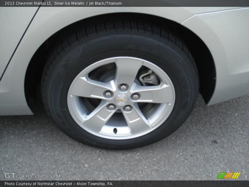 Silver Ice Metallic / Jet Black/Titanium 2013 Chevrolet Malibu LS