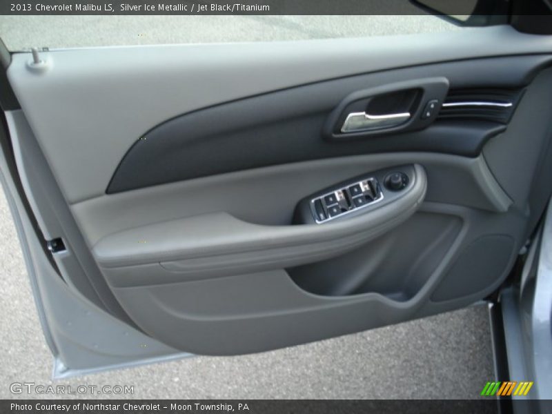 Silver Ice Metallic / Jet Black/Titanium 2013 Chevrolet Malibu LS