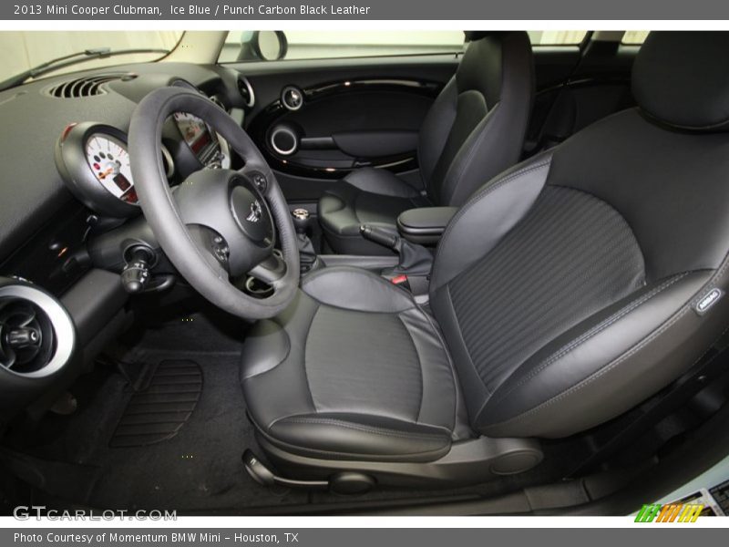  2013 Cooper Clubman Punch Carbon Black Leather Interior