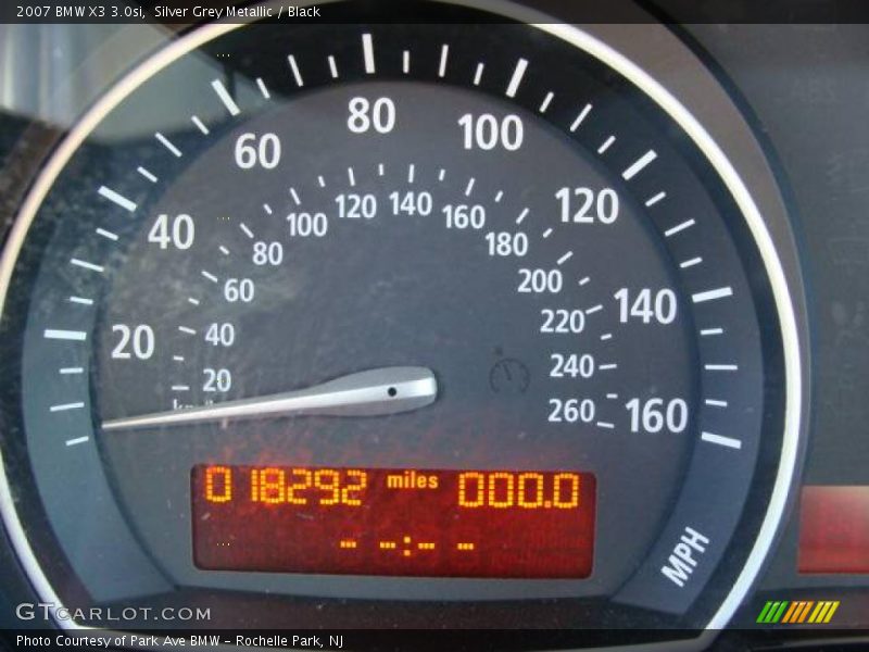 Silver Grey Metallic / Black 2007 BMW X3 3.0si