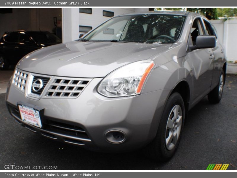 Gotham Gray / Black 2009 Nissan Rogue S AWD
