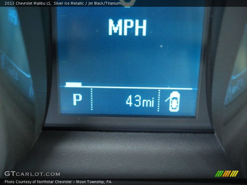 Silver Ice Metallic / Jet Black/Titanium 2013 Chevrolet Malibu LS