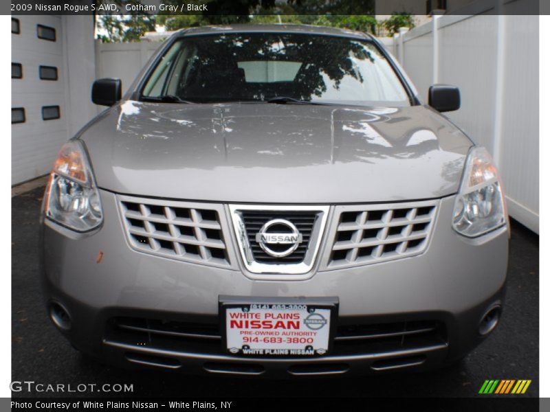 Gotham Gray / Black 2009 Nissan Rogue S AWD