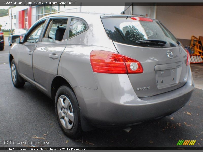 Gotham Gray / Black 2009 Nissan Rogue S AWD