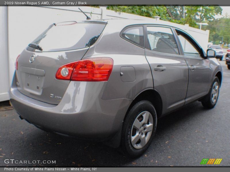 Gotham Gray / Black 2009 Nissan Rogue S AWD