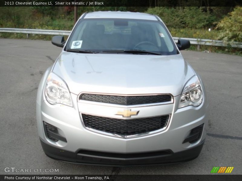 Silver Ice Metallic / Jet Black 2013 Chevrolet Equinox LS