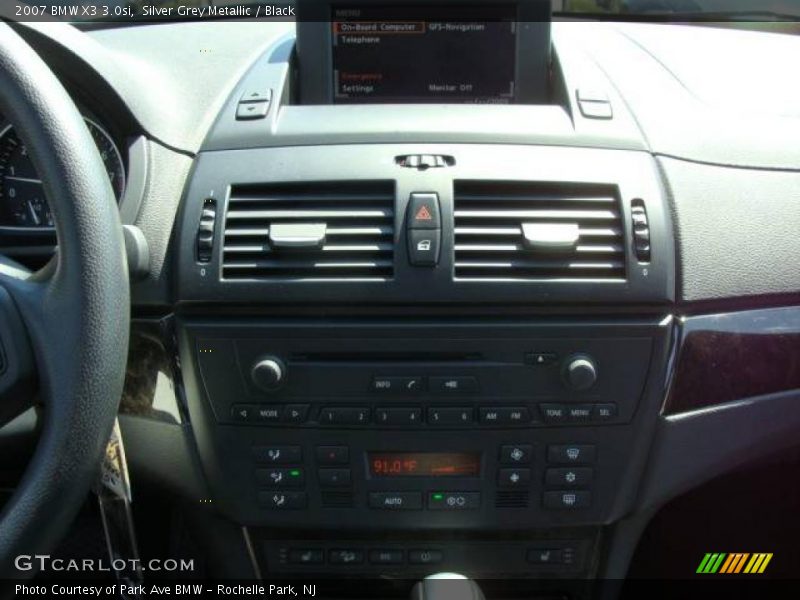 Silver Grey Metallic / Black 2007 BMW X3 3.0si