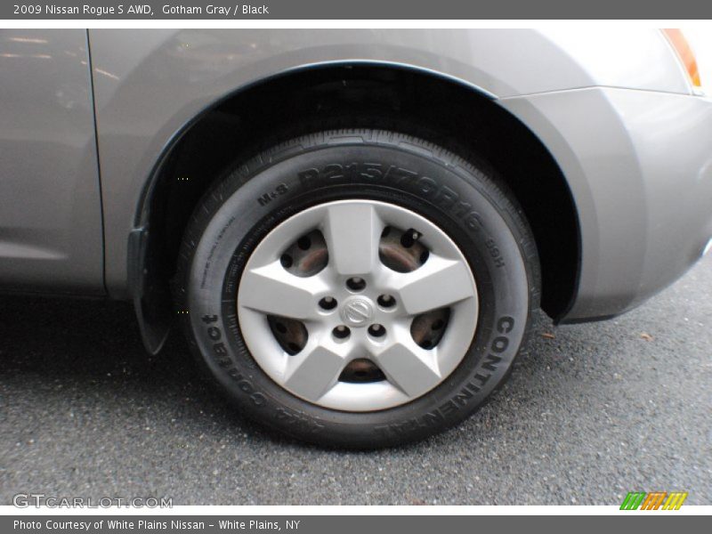 Gotham Gray / Black 2009 Nissan Rogue S AWD