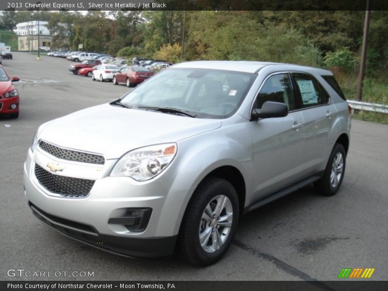 Silver Ice Metallic / Jet Black 2013 Chevrolet Equinox LS