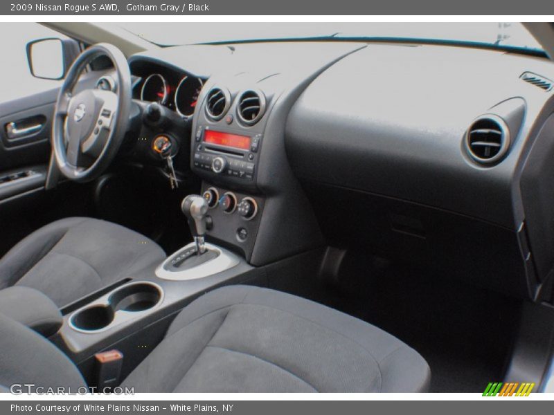 Gotham Gray / Black 2009 Nissan Rogue S AWD