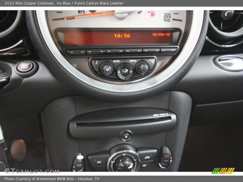Ice Blue / Punch Carbon Black Leather 2013 Mini Cooper Clubman