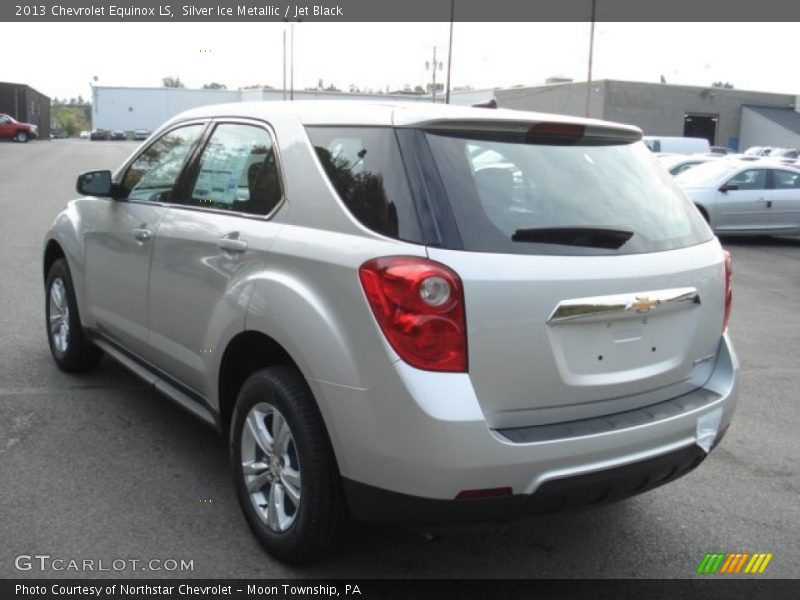 Silver Ice Metallic / Jet Black 2013 Chevrolet Equinox LS