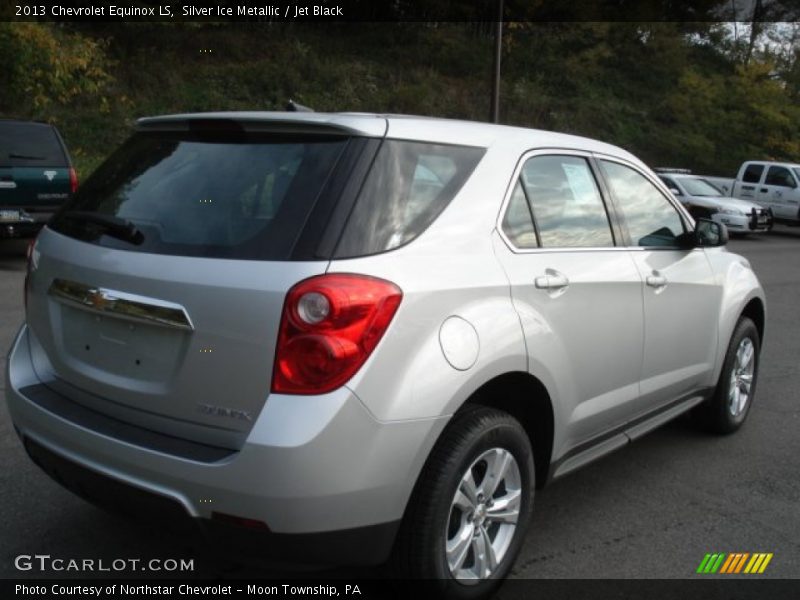 Silver Ice Metallic / Jet Black 2013 Chevrolet Equinox LS